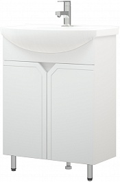 Corozo Мебель для ванной Сириус 65 белая – фотография-5